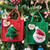 Personalised Christmas Gift Bag with Charm, Custom Gift Bags with Name