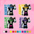 Custom Football Name Sticker, Personalized Name Number Football