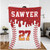 Personalized Baseball Blanket: Ice Cream Drip Design, Custom Name