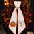 Personalized Pumpkin Initial Door Sash, Custom Fall Wreath Bow Wreath Sash