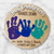 Best Dad Ever Hands Down, Gift for Grandpa, Kids handprint sign Best Dad Ever Hands Down, Gift for Grandpa, Kids handprint sign