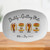 Personalized Handprint and Footprint Grilling Plate with Burger, Hot Dog Custom Father's Day Gift Personalized Handprint and Footprint Grilling Plate with Burger, Hot Dog Custom Father's Day Gift
