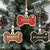 Dog's First Christmas Ornament, Dog Bone Ornament