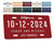 Wedding License Plate - Just Married Mr and Mrs