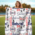 Baseball Boy Personalized Blanket, Custom Name Collage with Baseball Pattern Throw Baseball Boy Personalized Blanket, Custom Name Collage with Baseball Pattern Throw