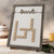 Personalized Family Name Crossword, Grandparents First Christmas Gift Personalized Family Name Crossword, Grandparents First Christmas Gift