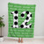 Personalized Soccer Blanket With Your Name, Sports Gift, Soccer Gift Boys Girls