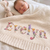 Custom Floral Baby Name Blanket, Newborn Hospital Gift, Custom Baby Gift Custom Floral Baby Name Blanket, Newborn Hospital Gift, Custom Baby Gift