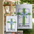 Personalized Garden Flag Easter Flag Decoration Garden Display Christian Outdoor Decor