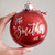 Personalized Glitter Christmas Ball Ornament, Name Bauble Ornament Personalized Glitter Christmas Ball Ornament, Name Bauble Ornament