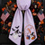 Custom Pumpkin Ghost Wreath Sash, Monogram Striped Ribbon