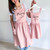 Matching Soft LINEN Mum Son Daughter Aprons With Names Matching Soft LINEN Mum Son Daughter Aprons With Names