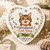 Personalized Cat Ornament, International Cat Day Gift, Custom Ceramic Heart Keepsake Personalized Cat Ornament, International Cat Day Gift, Custom Ceramic Heart Keepsake