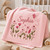 Personalized Floral Butterfly Embroidered Baby Blanket, Custom Embroidered Knit Name Blanket Personalized Floral Butterfly Embroidered Baby Blanket, Custom Embroidered Knit Name Blanket