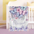 Personalized Butterfly Nursery Blanket Custom Baby Name Blanket Personalized Butterfly Nursery Blanket Custom Baby Name Blanket