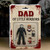 Personalized Father Day Acrylic Plaque, Michael Myers Figure Acrylic Block