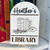 Library Sign, Personalized Library Sign, Book Shelf Decor Library Sign, Personalized Library Sign, Book Shelf Decor