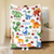 Personalized Dinosaur Blanket, Custom Name Dinosaur Blanket Personalized Dinosaur Blanket, Custom Name Dinosaur Blanket