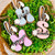 Easter Basket Personalized Tags, Easter Bunny Letter Tags