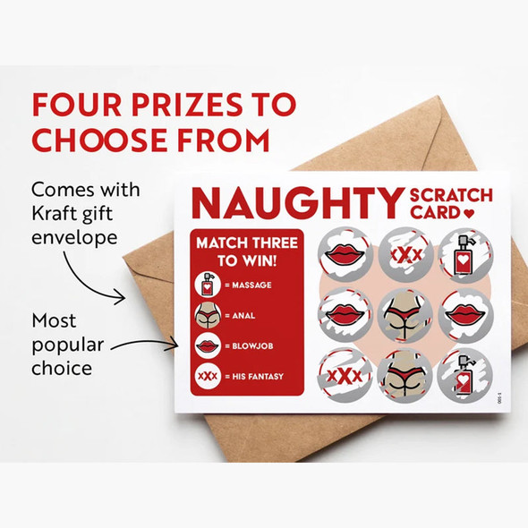 Birthday Gift for Him, Gift for Him, Gift for Boyfriend, Scratch Card for Him