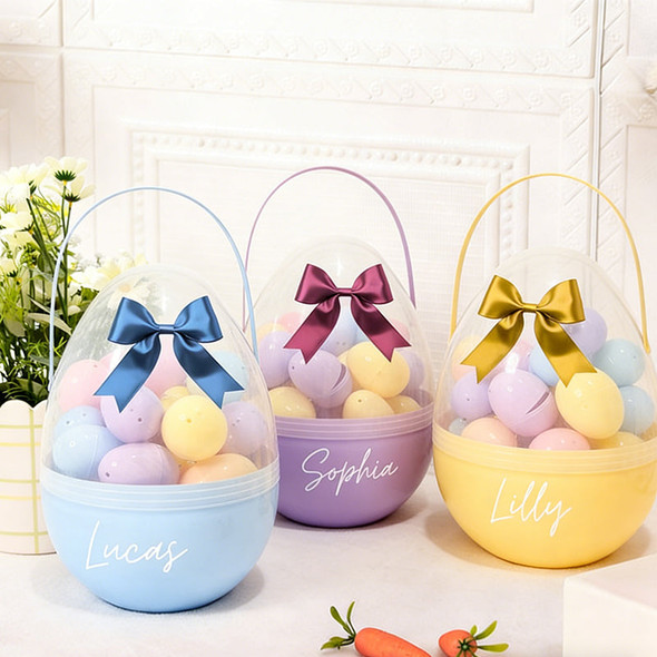 Personalised Giant Fillable Easter Egg - 30 Smaller Eggs Included