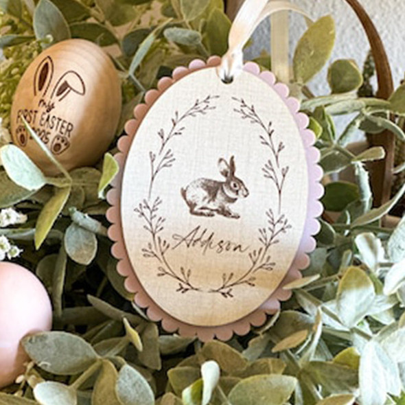 Easter Tag Easter Basket Tag