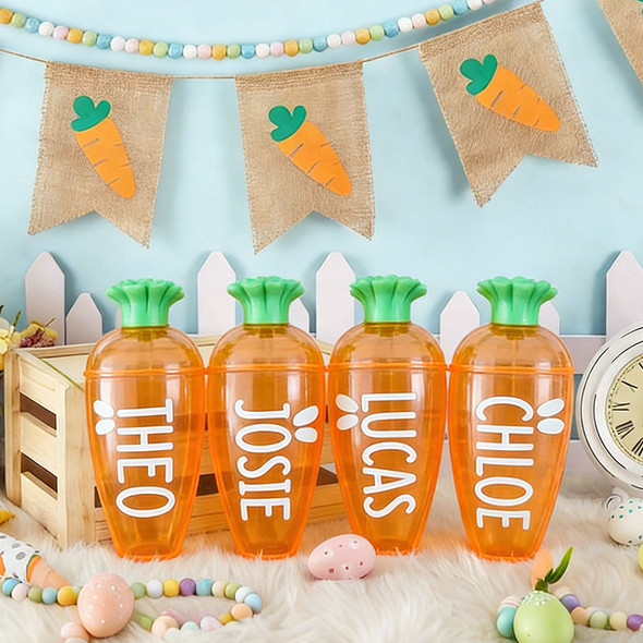 Personalized Easter Carrot Treat Holder: Easter Basket Filler