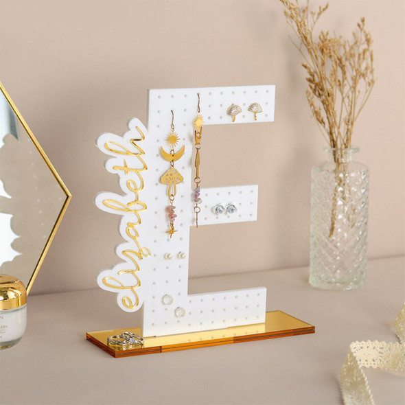 Personalized Earring Holder - Birthday Gift for Her, Custom Earring Display