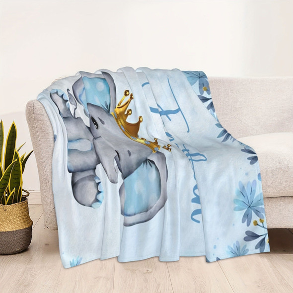 Custom Name Personalized Blanket for Girls Boys