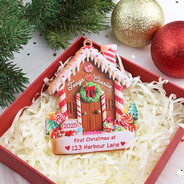 First Christmas in Our New Home Ornament, New Home Gingerbread Acrylic Ornament