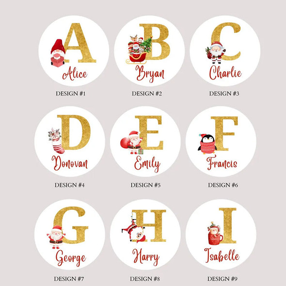 Personalized Christmas Stickers | Personalized Gift Sticker Labels For Kids