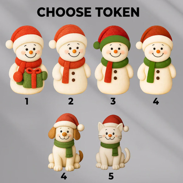 Custom Snowman Family Christmas Ornament