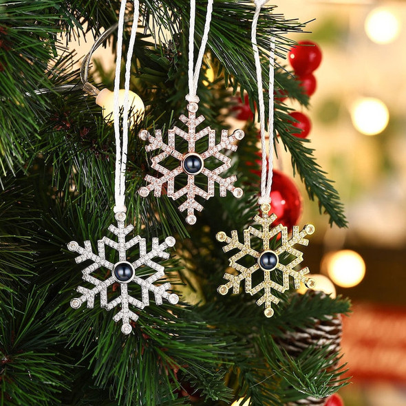 Custom Family Projection Ornament,Christmas photo projection Ornament