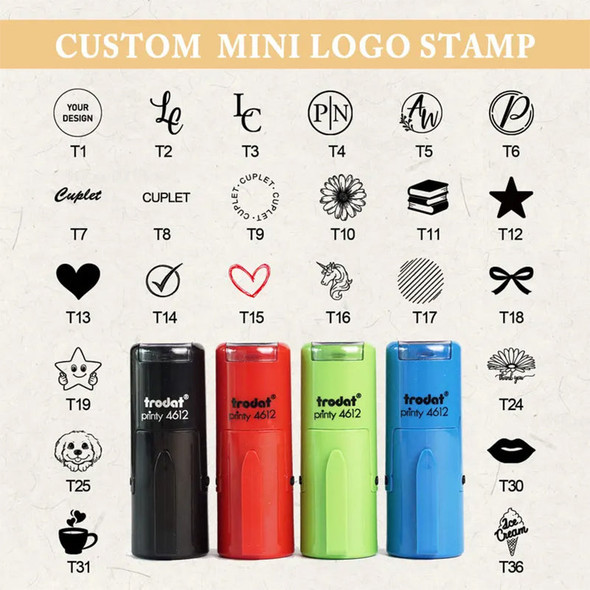 Custom Mini Loyalty Card Stamp ?· Custom Mini Rubber Logo Stamp