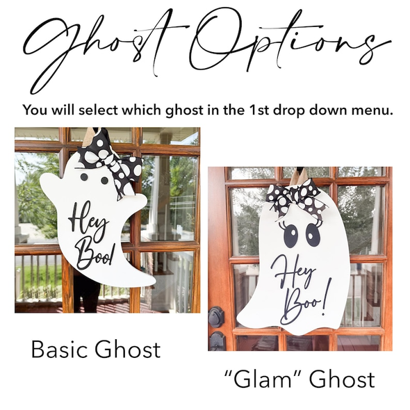 Ghost Door Hanger | Halloween Door Hanger