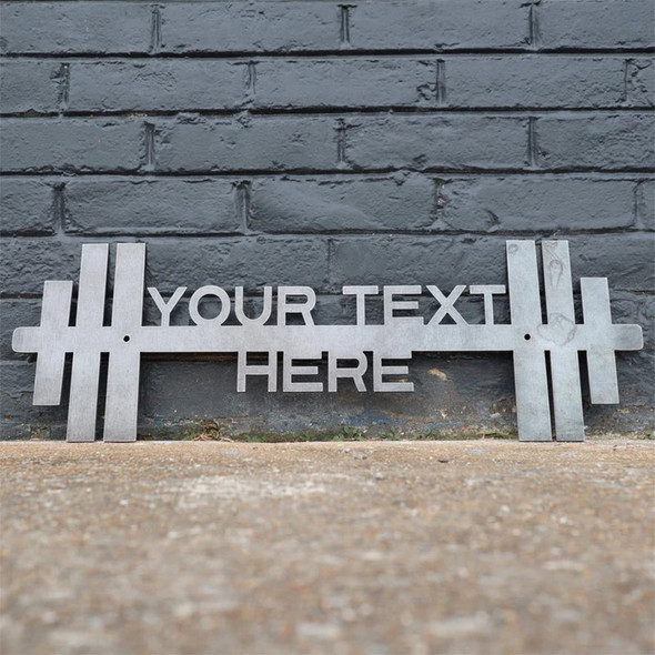 Personalized Home Gym Sign - Work Out - Custom Gym Sign