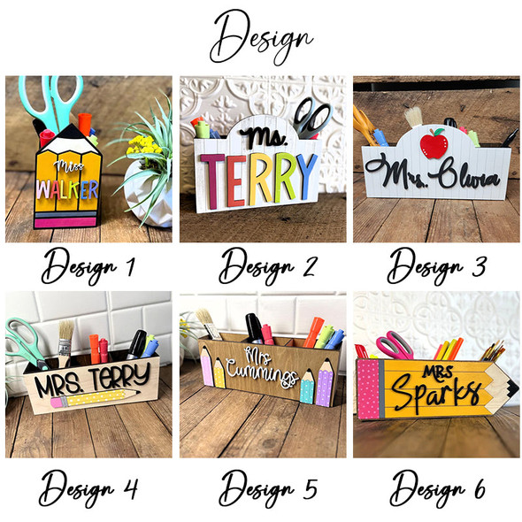 Teachera??s Gift Pencil Holder Desk Organizer