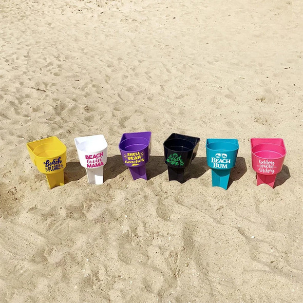 Beach Cup & Phone Holder | drink sand personalized graduation bride gift