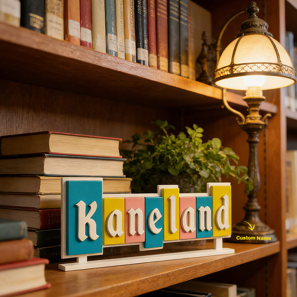 Personalized Desk Name Plate, Desk Name Disney Sign