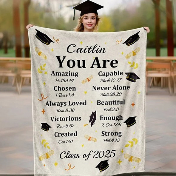 Graduation Blanket,Personalized Graduation Blanket