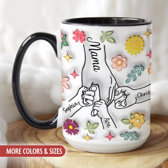 Mom Mug, Mama Mug, Personalized Mom Cup, Custom Mama Cup