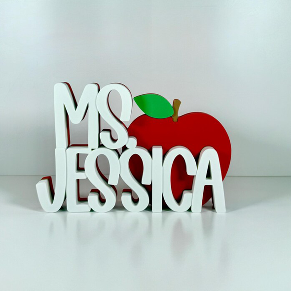 Personalized Desk Name Plate, Teacher Name Sign, Office Gifts for Boss Coworkers