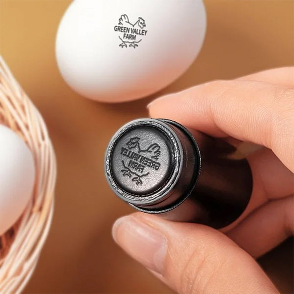 Personalized Custom Egg Stamp! Farm Stamp | Egg Marking | Egg Stamper | Egg Carton Stamp