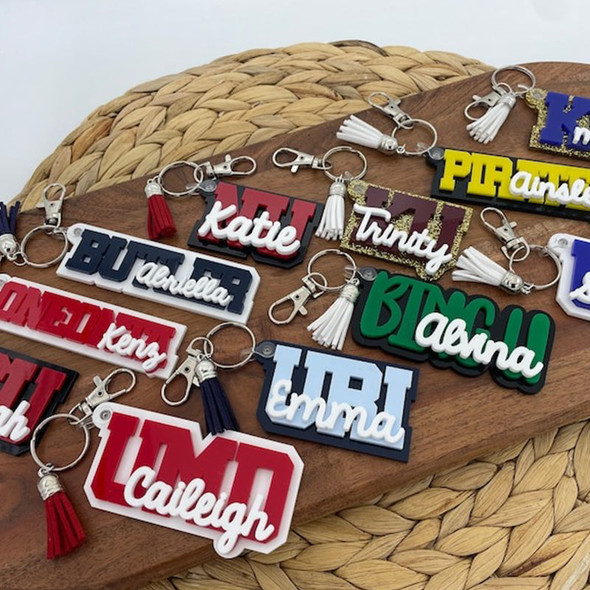 Personalized College Name Tag | College Acceptance