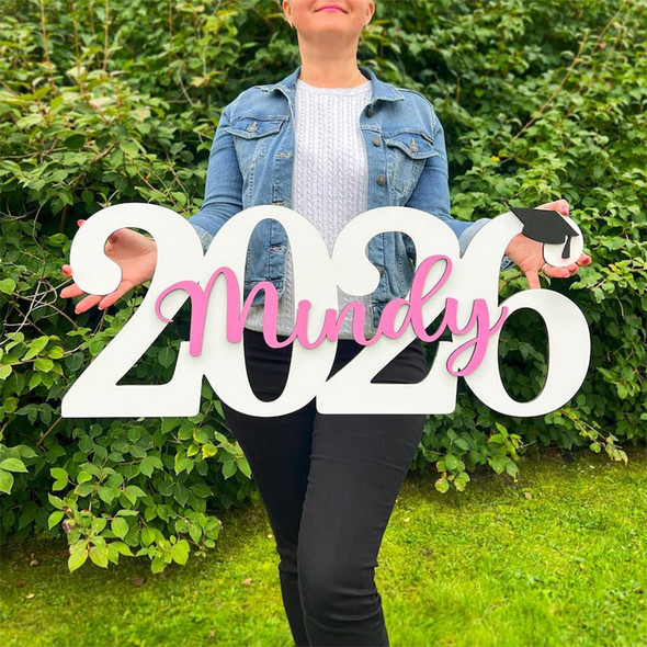 Graduation Gifts For Her Grad name sign 2026 Custom Name Sign