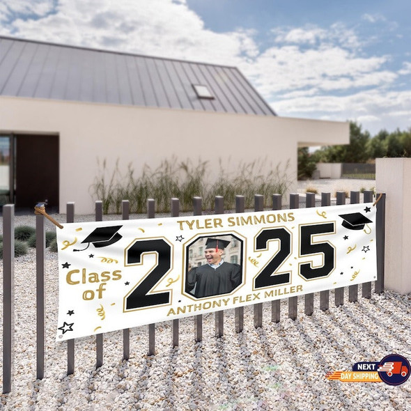 Personalized Graduation Banner, Graduation Announcement