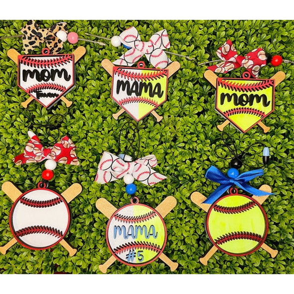 Baseball bag Tag and Softball bogg bag tag