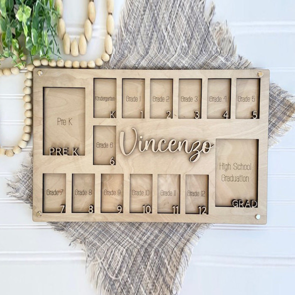 Personalized Pre-K To Graduation Year Photo Frame