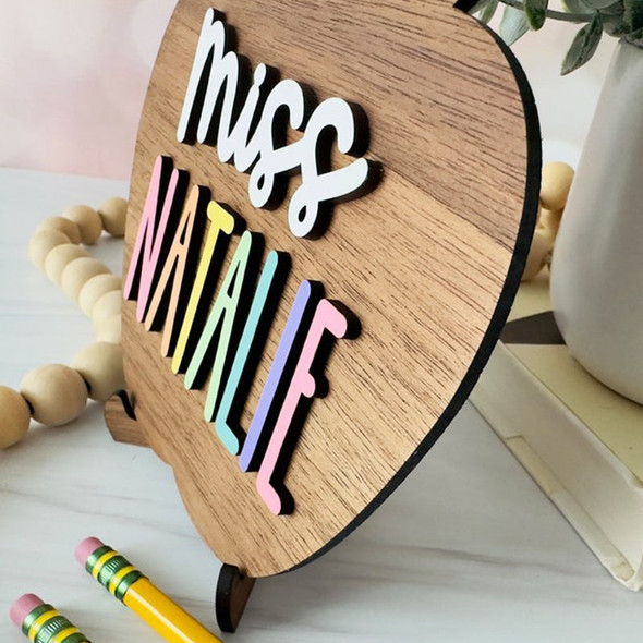 Teacher Name Plate Personalized, Teacher Desk Name Plate