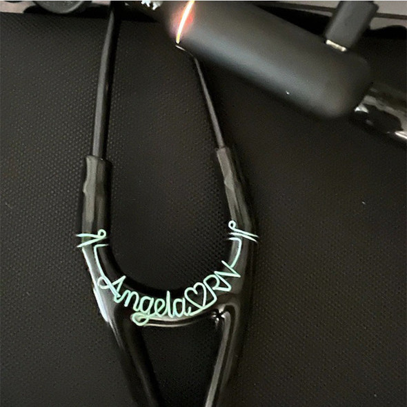 Customized stethoscope name tag, stethoscope charm